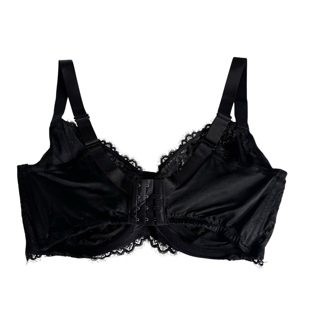 HSIA Sunflower Black Lace Underwire Unlined Bra Women’s 38I Romantic Whimsygoth - Picture 5 of 8